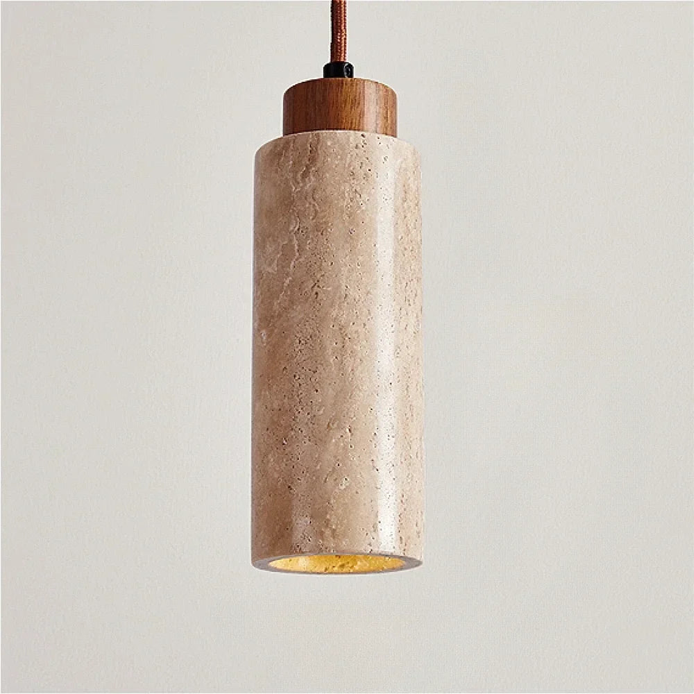suspension en pierre lumineuse pour décoration intérieure moderne