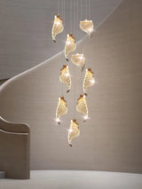 lustre moderne à led éclairage suspendu design pour espace contemporain