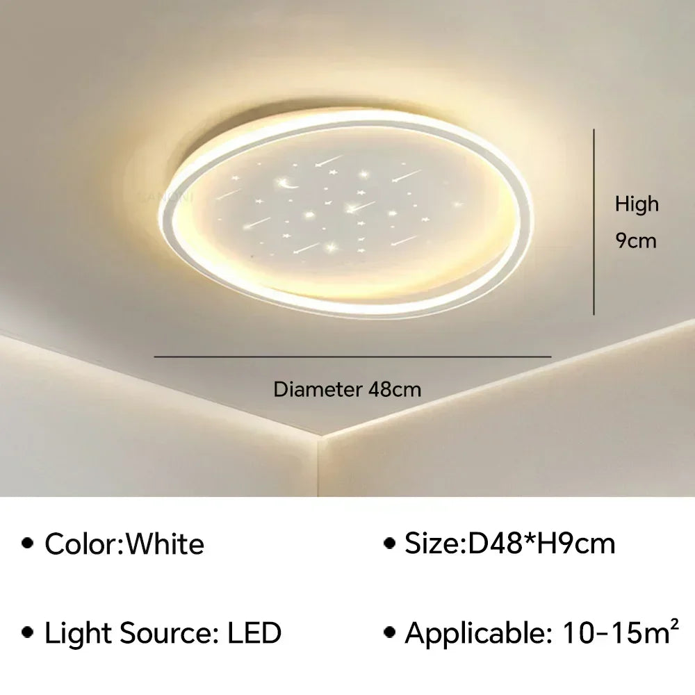 lustre moderne à leds pour décoration intérieure élégante
