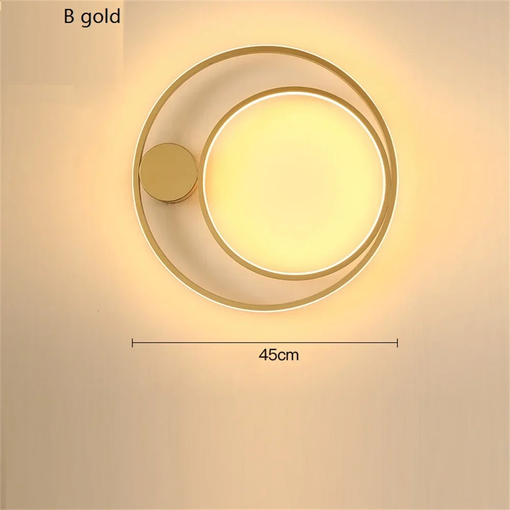 applique murale nordique moderne led en fer aluminium acrylique