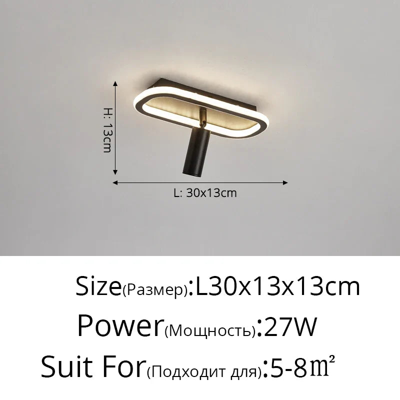 Plafonnier Acrylique LED à spots