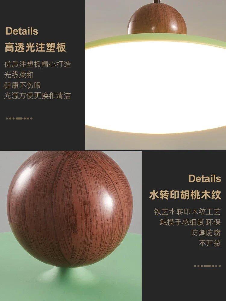 lampe à poser design en bois de noyer pour intérieur élégant