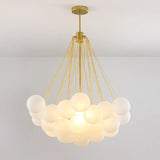 lustre moderne en verre pour une décoration élégante à la maison