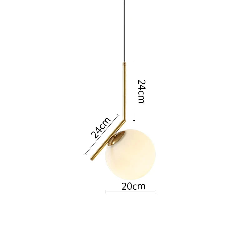 Suspension Anneau en métal noir LED