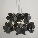 lustre à led moderne en fer pour décoration intérieure