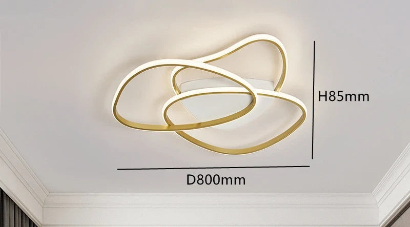 plafonnier led moderne design créatif pour intérieur décoratif