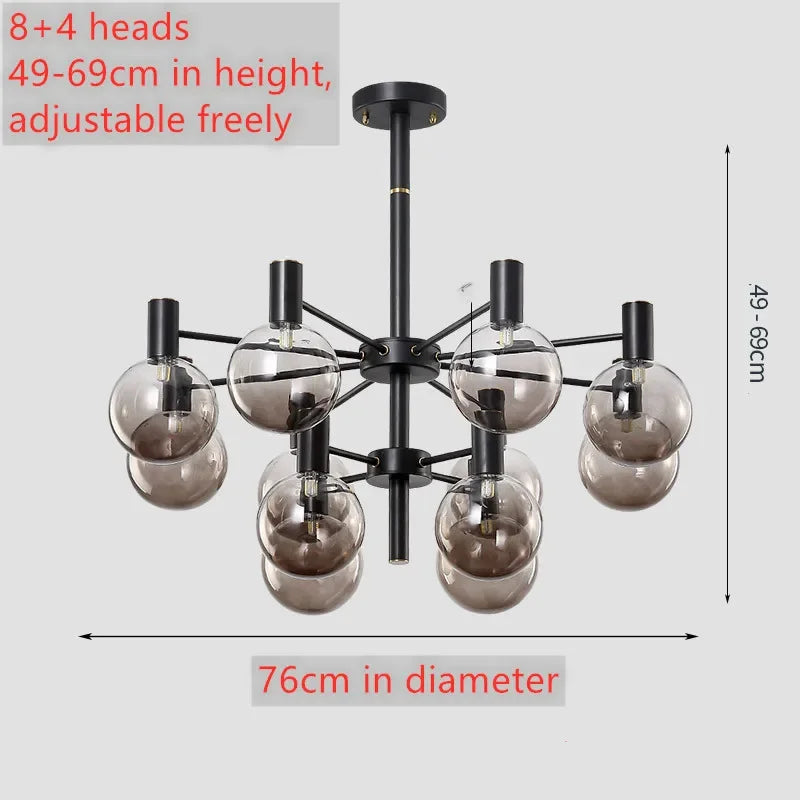 suspension led moderne vintage pour cuisine et salon