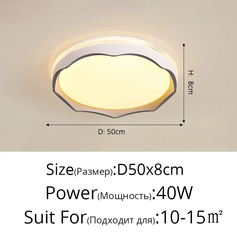 plafonnier led encastré moderne simple et minimaliste