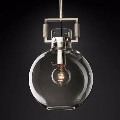 suspension en verre rétro américain style luxe décoratif