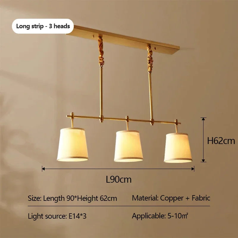 plafonnier led en cuivre design nordique moderne et luxueux