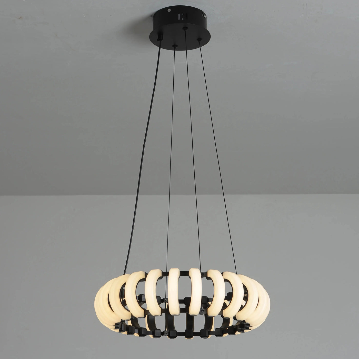 lampe pendante design moderne led ronde nordique pour décor atmosphérique