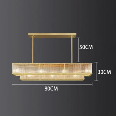 lustres en cristal doré modernes pour éclairage intérieur