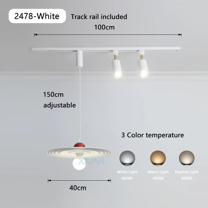 suspension led en bois pour table à manger nordique