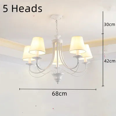 lustre en fer forgé noir et blanc design intérieur moderne