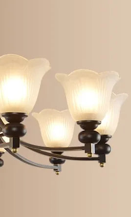 lustre rétro de style campagnard pour décoration intérieure
