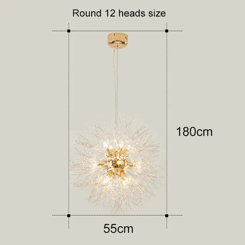 lustre à led moderne style nordique pour décoration intérieure