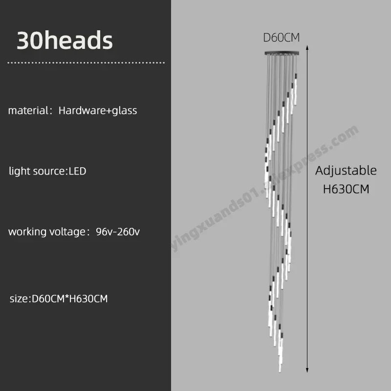 lustre moderne suspendu pour éclairage intérieur design loft