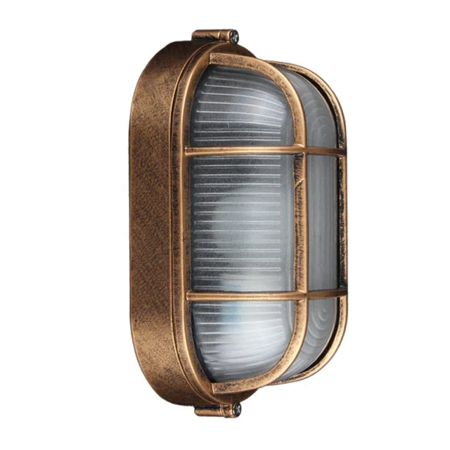 E27 rétro éclairage extérieur LED étanche appliques murales pour jardin cour balcon couloir plafonniers cuivre Vintage applique 220V