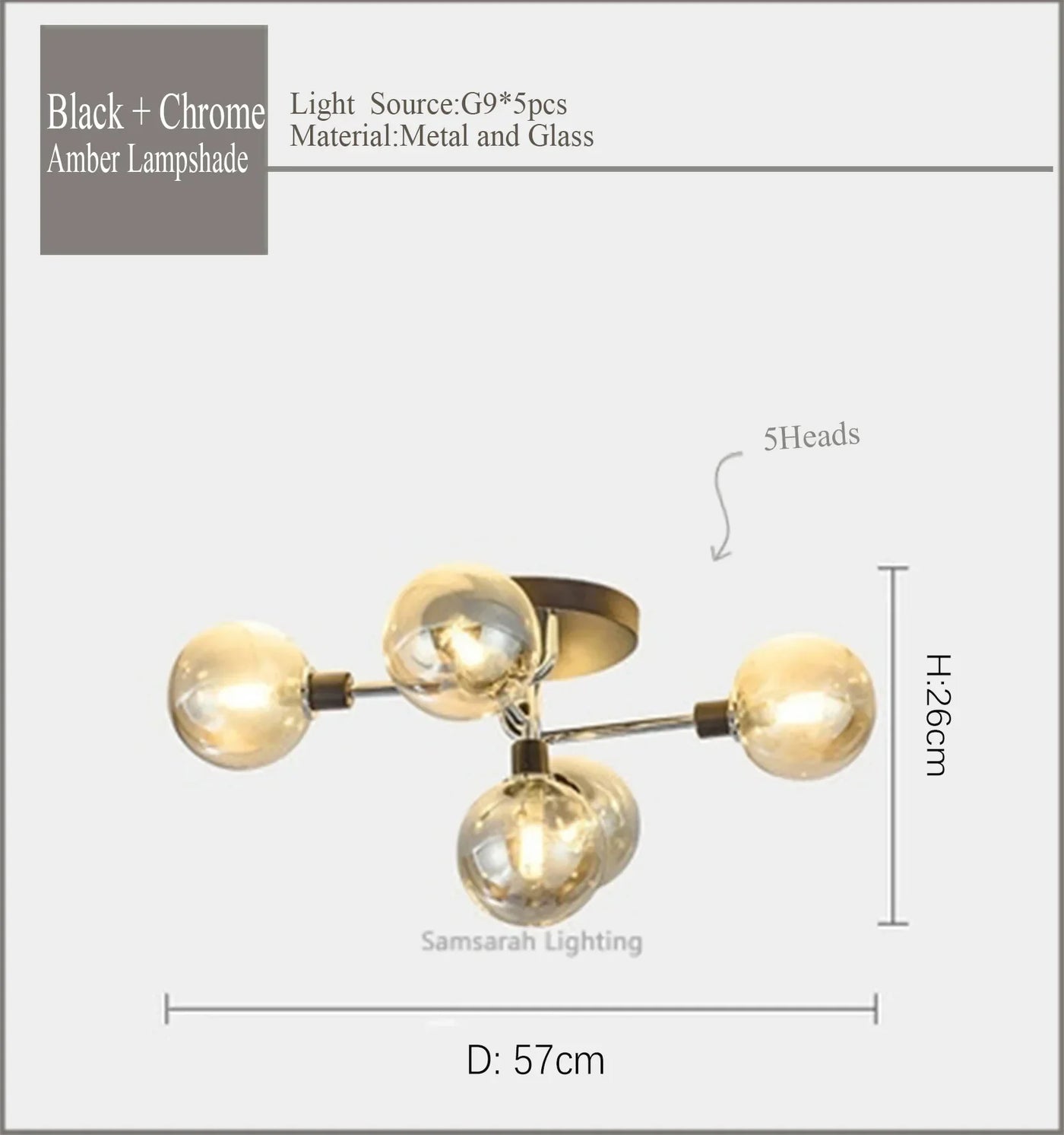 plafonnier led en verre design pour décoration intérieure