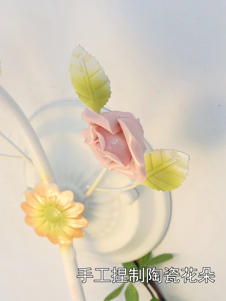 applique murale moderne fleurs pour décoration lumineuse chaleureuse