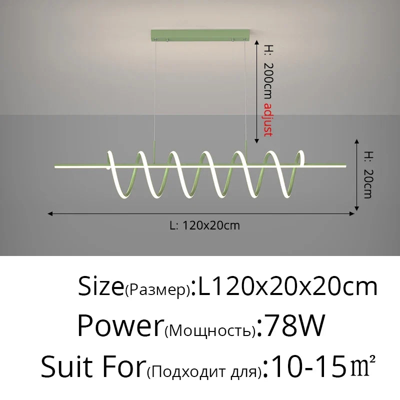 lustre moderne en led pour un éclairage élégant intérieur