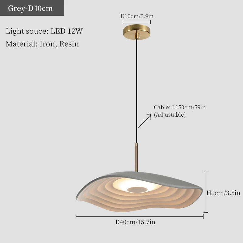 suspension en feuille de lotus pour décorations modernes