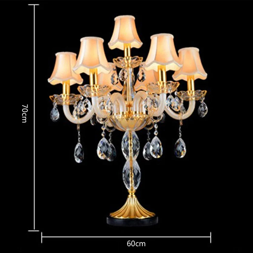 lampes de table en cristal moderne style nordique haut de gamme