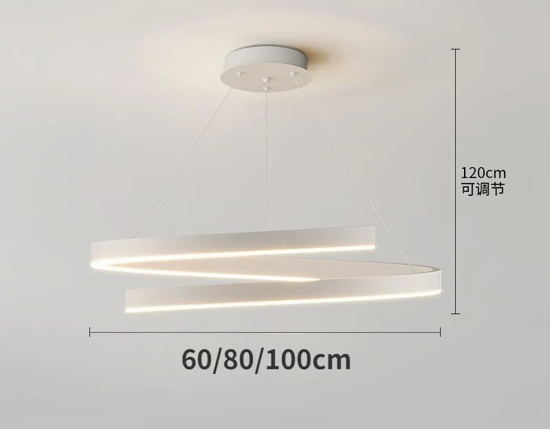 suspension moderne minimaliste pour éclairage intérieur élégant