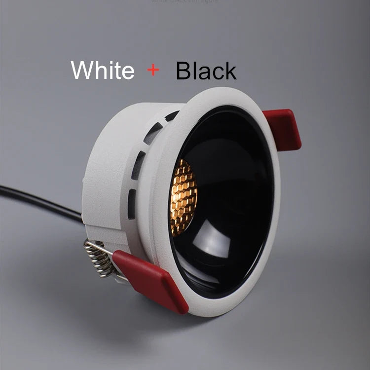 spot led encastrable plafond nid d'abeille sans éblouissement