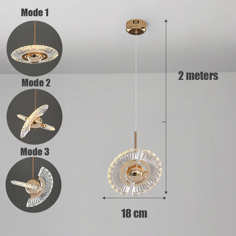 lustre led nordique décoration intérieure suspension