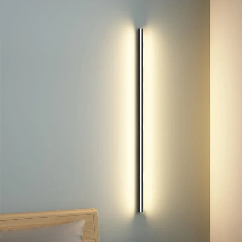 applique murale led moderne avec interrupteur à intensité variable