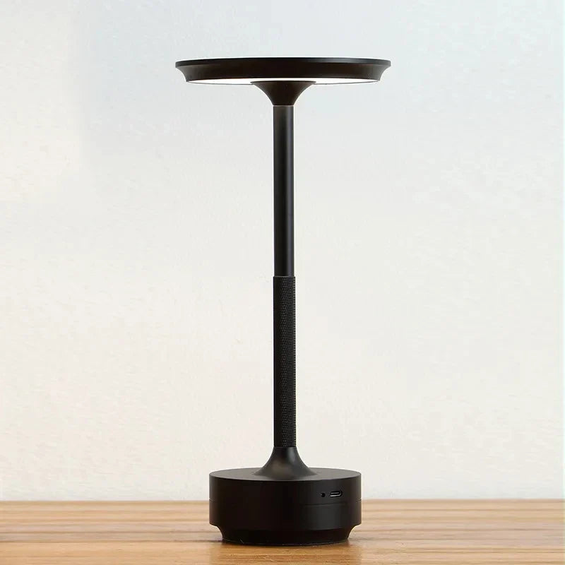 lampe de table rechargeable avec gradation d'atmosphère pour restaurant et bar