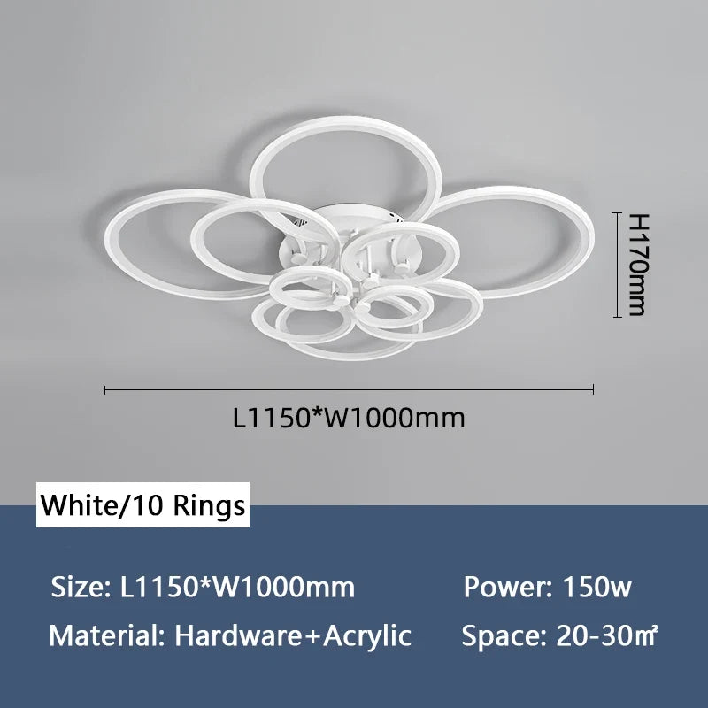 Hot Modern LED Chandelier For Home Indoor Lighting, Modern Chandelier Ceiling For Bedroom, Living Room Decoration, Lighting