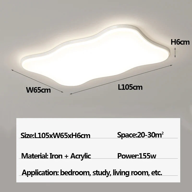 plafonnier moderne à leds pour éclairage intérieur suspendu