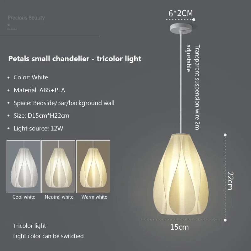 suspension Nordique 3D lumières Art créatif pour salon salle à manger maison cuisine île décor