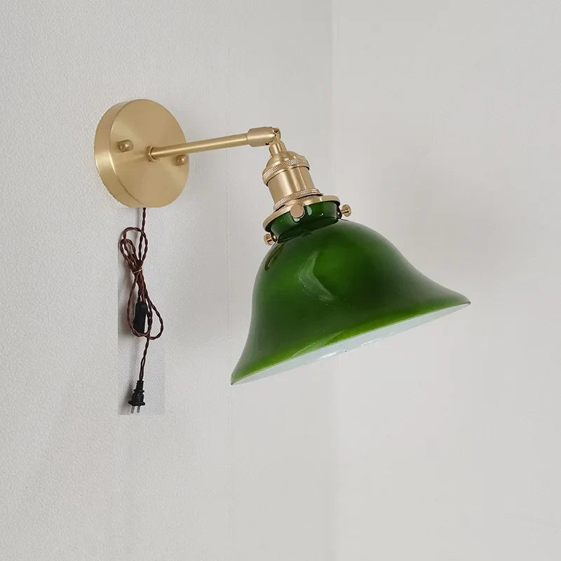applique murale iwhd en cuivre rotative avec bras long pivotant
