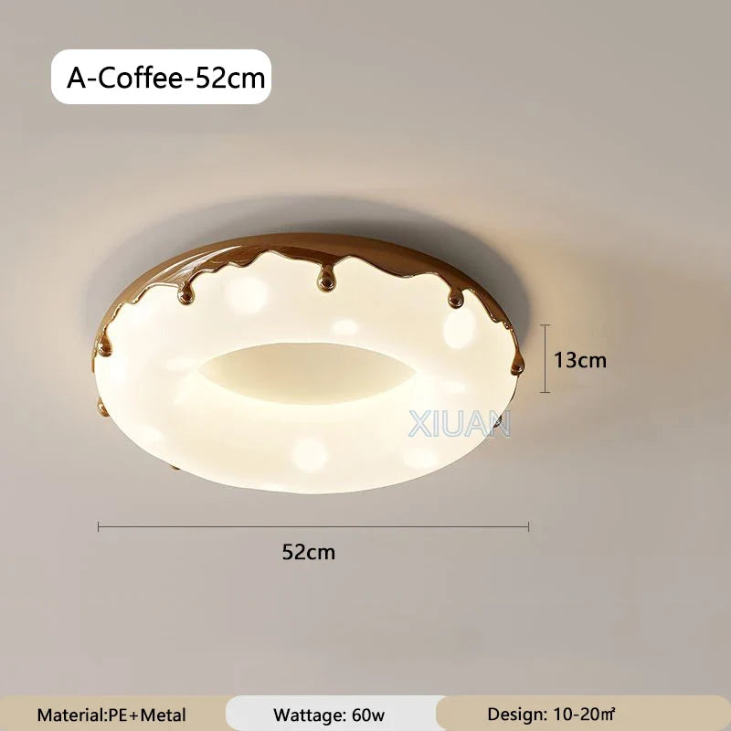 lustre donuts lampe ronde à bulles pour enfants protection des yeux