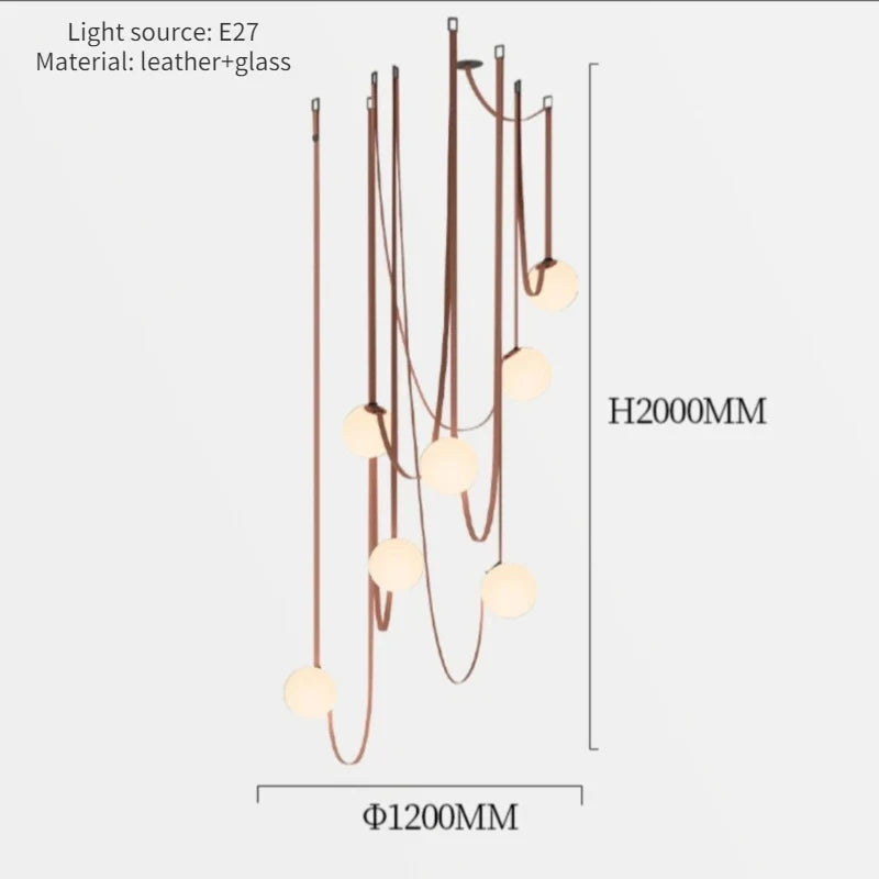 suspension design italien pour un intérieur minimaliste élégant