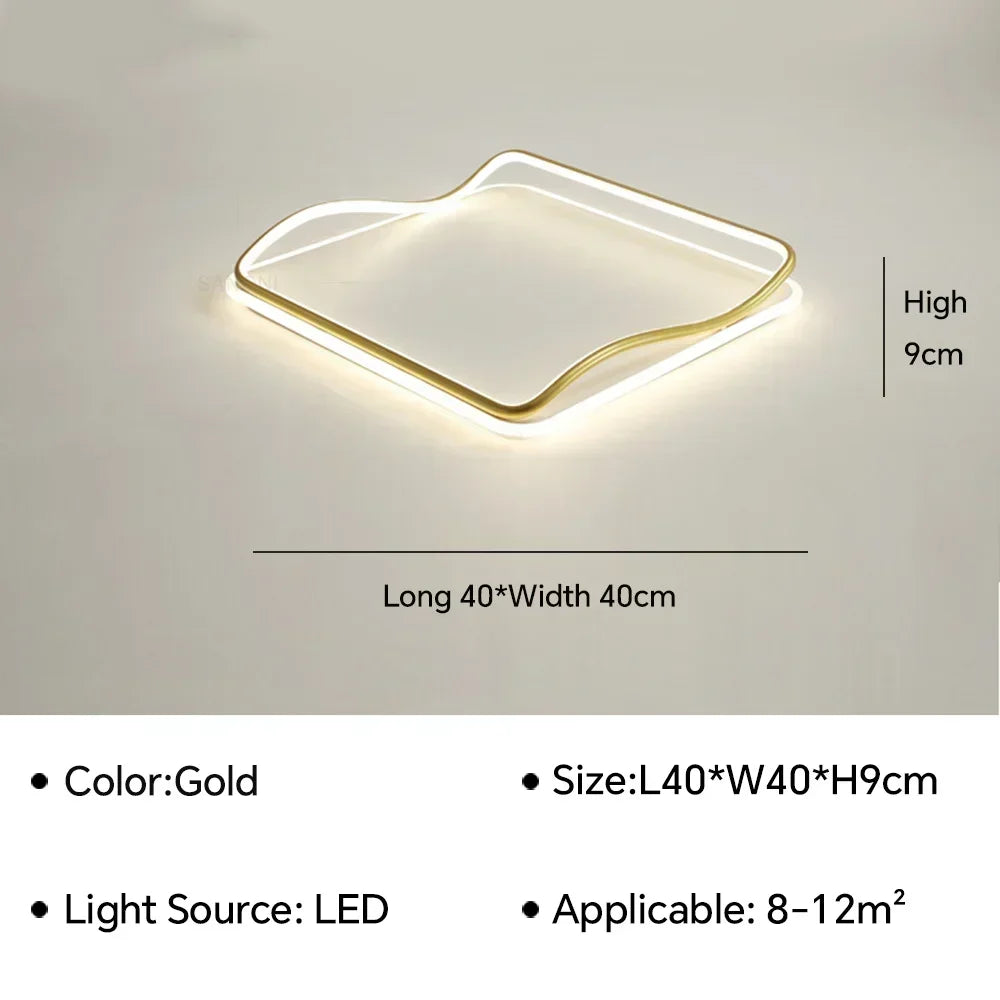 lustre moderne à leds pour décoration intérieure élégante