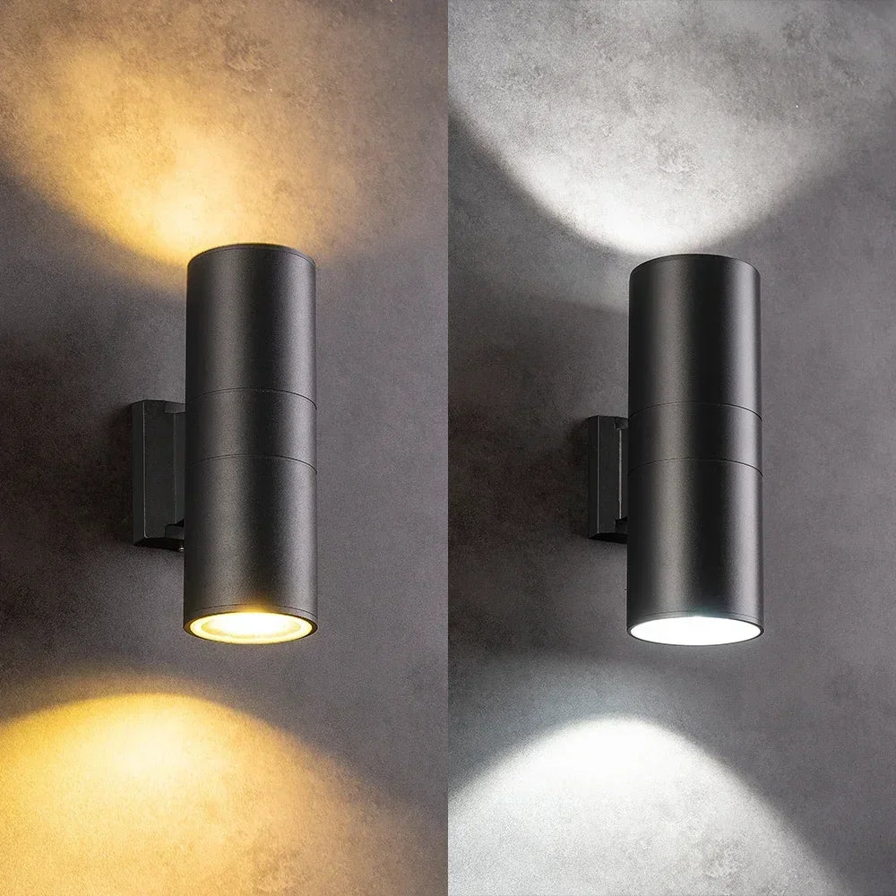 applique murale led imperméable avec capteur pour intérieur et extérieur