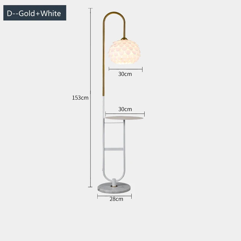 lampadaire en acrylique design pour un éclairage moderne intérieur