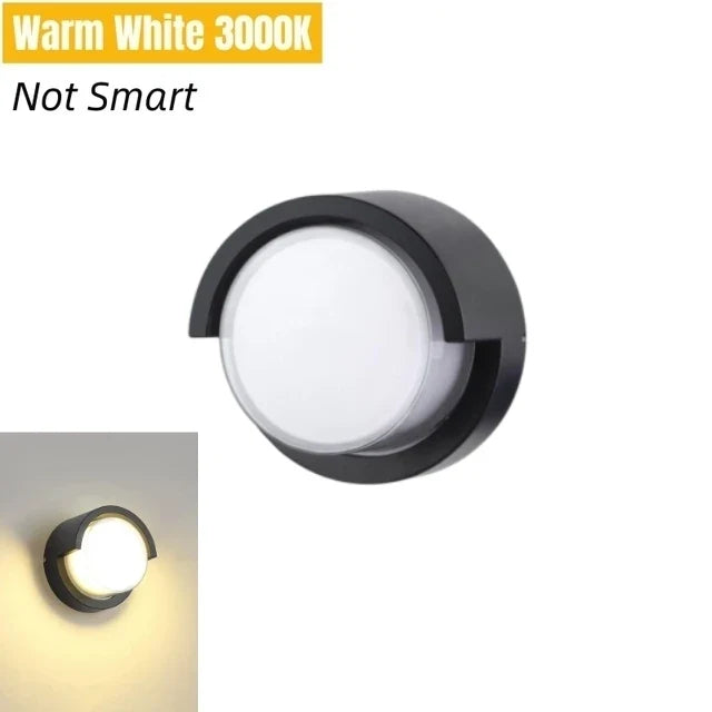 Applique murale intelligentes d'extérieur Tuya Wifi LED 10W Cube RGB App applique à intensité variable étanche jardin Alexa Google maison applique murale AC85-265V