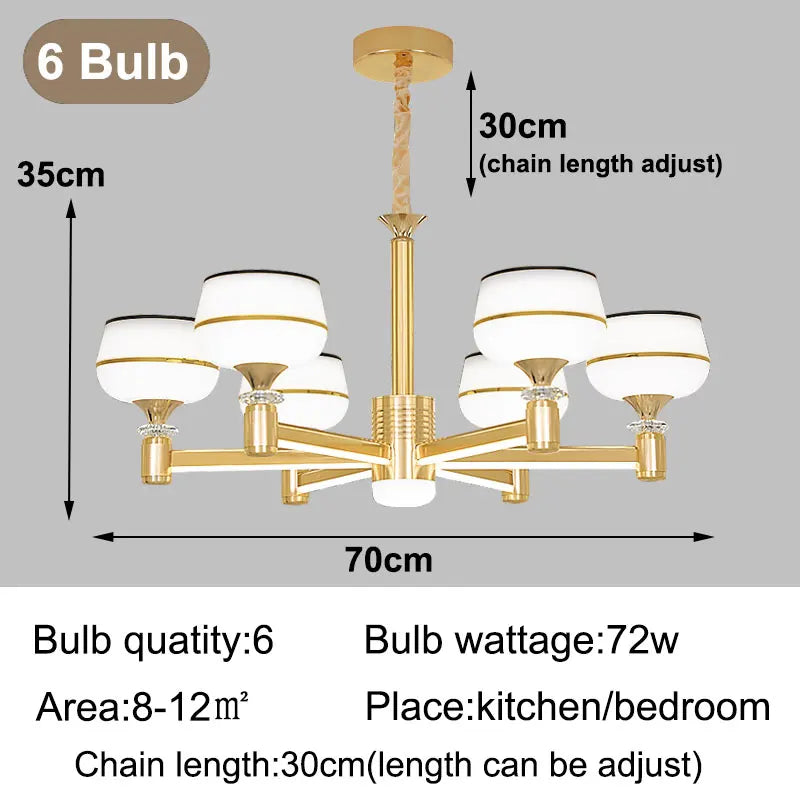 lustre moderne led design nordique pour intérieur élégant