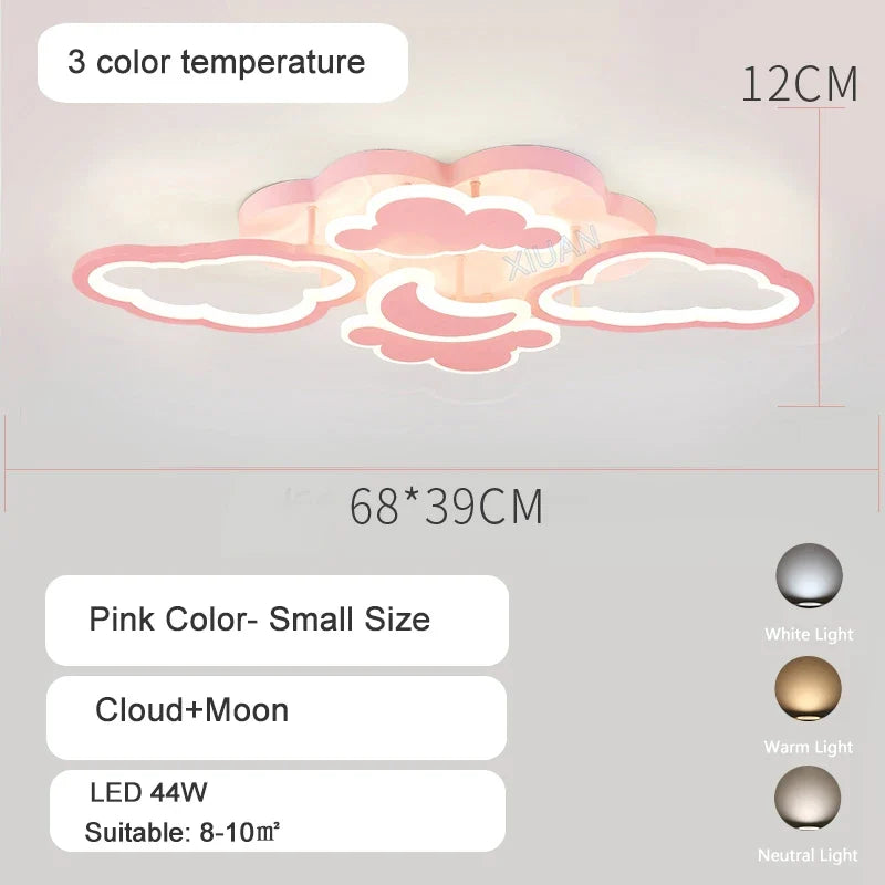 Plafonniers pour chambre d'enfant Pépinière LED Princesse Bébé
