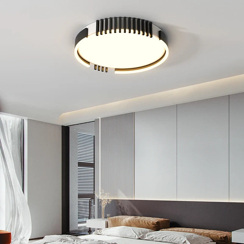 plafonnier led rectangulaire encastrable design nordique moderne