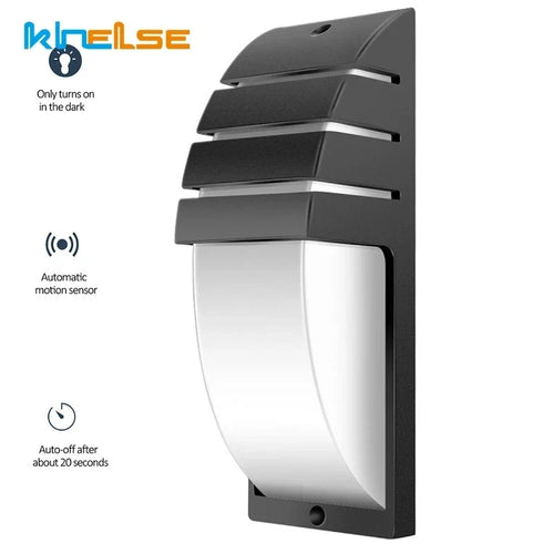 10W 18W LED Wall Light Waterproof Porch Light Modern LED Wall Lamp Radar Motion Sensor Courtyard Garden Outdoor Light AC90~260V