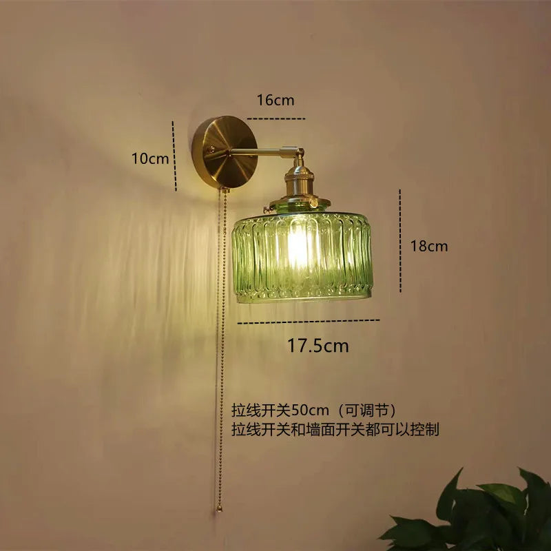applique murale nordique rétro avec câble loft décoratif