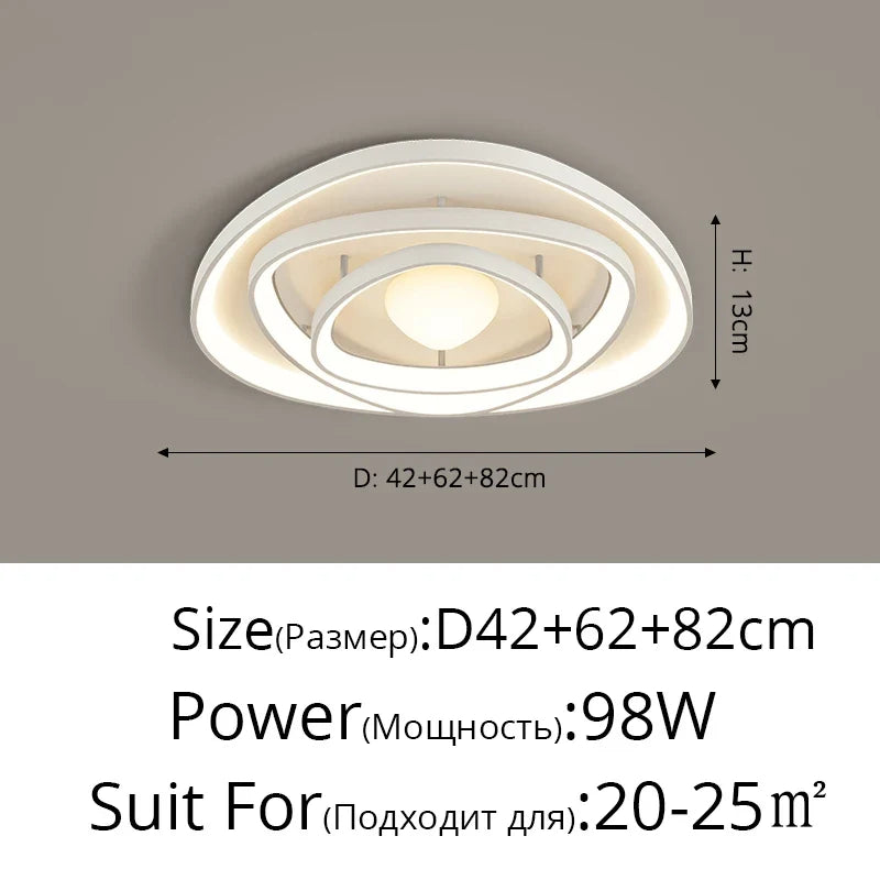 plafonnier led design moderne à spectre complet nouveau modèle 2024