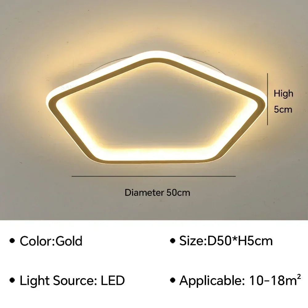 lustre moderne à leds pour décoration intérieure lumineuse