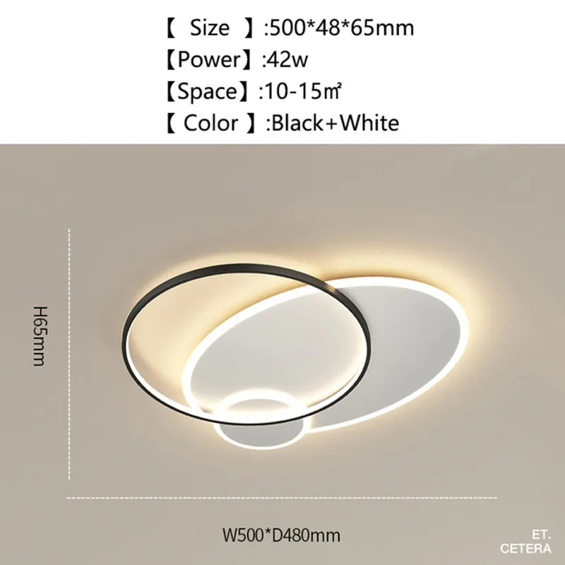 plafonnier led moderne pour décoration intérieure élégante et lumineuse